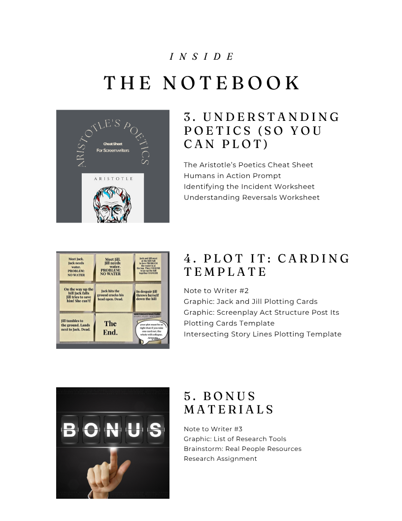 The writingXstructure Brainstorming Notebook